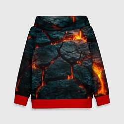 Детская толстовка Скала и лава