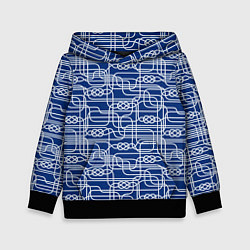 Детская толстовка Паттерн с узлами водопроводного лабиринта