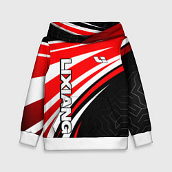 Толстовка-худи детская Lixiang- red sport uniform, цвет: 3D-белый