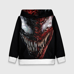 Толстовка-худи детская Веном и Карнаж, цвет: 3D-белый