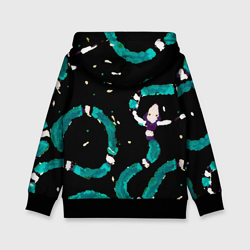 Детская толстовка Змейки на охоте / 3D-Черный – фото 2