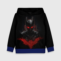 Толстовка-худи детская Neon Batman in the dark, цвет: 3D-синий