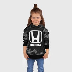 Толстовка-худи детская Снежный Honda, цвет: 3D-черный — фото 2