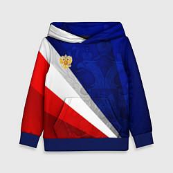 Детская толстовка Герб России - триколор