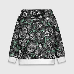 Детская толстовка Самурай и черепа с масками