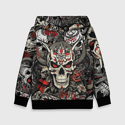 Детская толстовка Череп в маске Хання