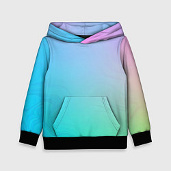Детская толстовка Градиент в голубых тонах