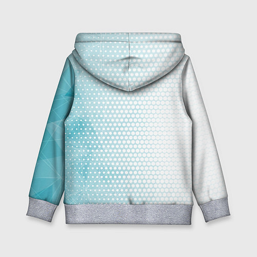 Детская толстовка Санта играет на электрогитаре / 3D-Меланж – фото 2