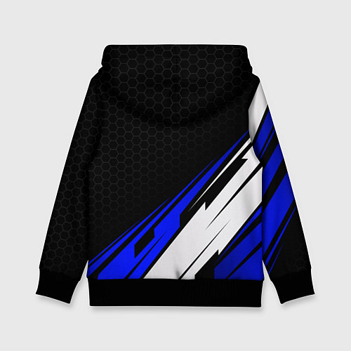 Детская толстовка Changan - синий спорт / 3D-Черный – фото 2