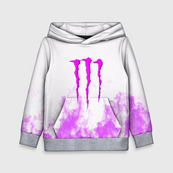 Детская толстовка Monster energy neon flame
