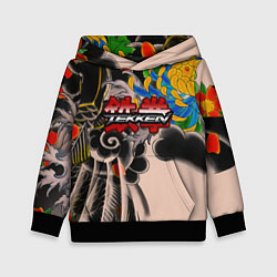 Толстовка-худи детская Tekken tatoo japan, цвет: 3D-черный