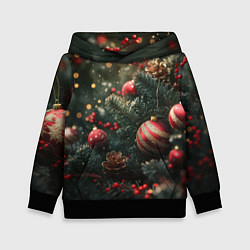 Детская толстовка Новый год - шарики