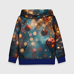 Детская толстовка Новый год боке стиль