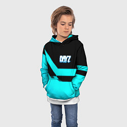 Толстовка-худи детская Dayz geometry, цвет: 3D-белый — фото 2