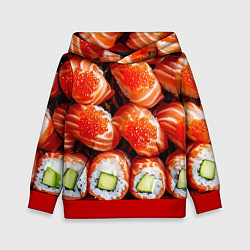 Детская толстовка Филадельфия с красной икрой