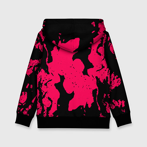 Детская толстовка Nissan fire pink / 3D-Черный – фото 2