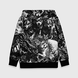 Детская толстовка Дракон и другие мифические существа в стиле тату