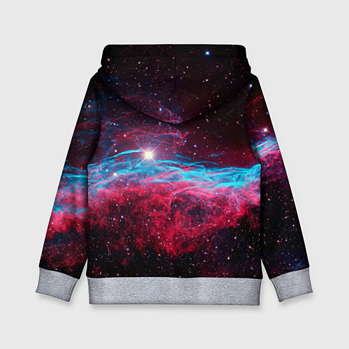 Детская толстовка Uy scuti star - neon space / 3D-Меланж – фото 2