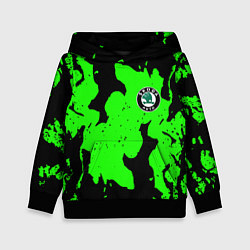 Детская толстовка Skoda flame steel