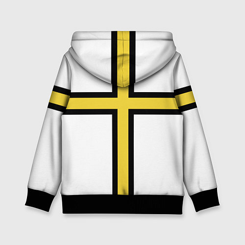 Детская толстовка Сюрко тевтонского рыцаря / 3D-Черный – фото 2