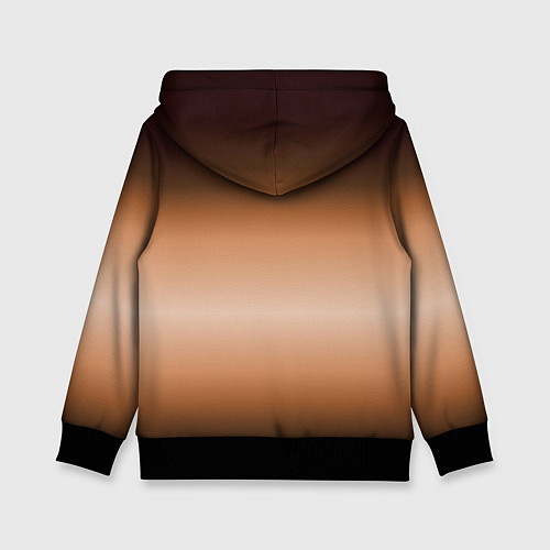 Детская толстовка Волки с надписью / 3D-Черный – фото 2