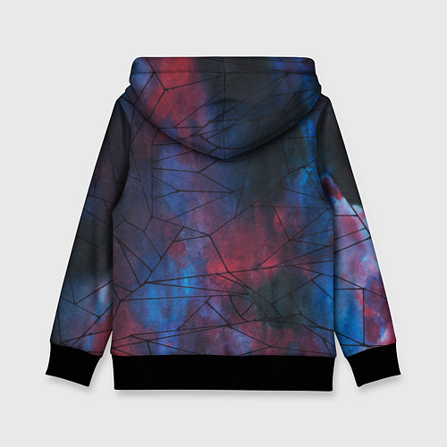 Детская толстовка Космическая паутина / 3D-Черный – фото 2