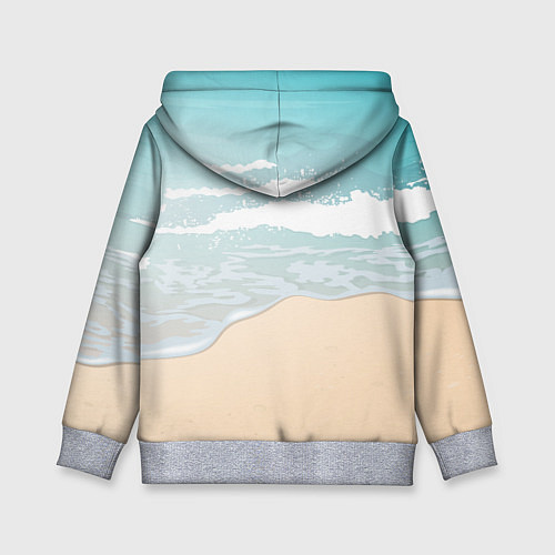 Детская толстовка Keep your ocean inside / 3D-Меланж – фото 2