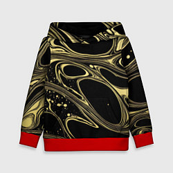 Детская толстовка Разводы в виде кругов и линий - текстура