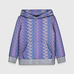 Детская толстовка Сиреневый с узором паттерн