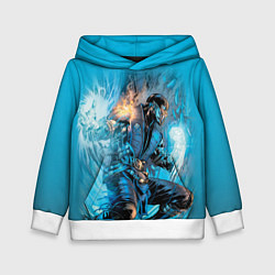 Толстовка-худи детская Mortal Kombat - Sub-Zero, цвет: 3D-белый