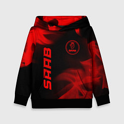 Детская толстовка Saab - red gradient вертикально