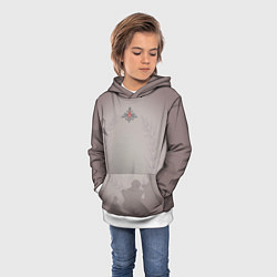 Толстовка-худи детская Лавры, цвет: 3D-белый — фото 2