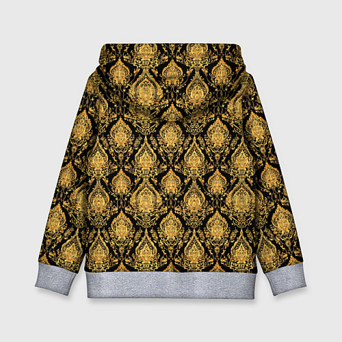 Детская толстовка Тайский золотой орнамент / 3D-Меланж – фото 2