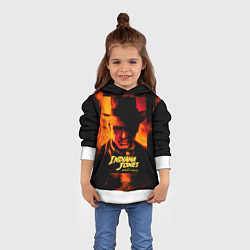 Толстовка-худи детская Indiana Jones and the Great Circle, цвет: 3D-белый — фото 2