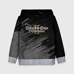 Толстовка-худи детская Kingdom come 2 - монохромный, цвет: 3D-меланж
