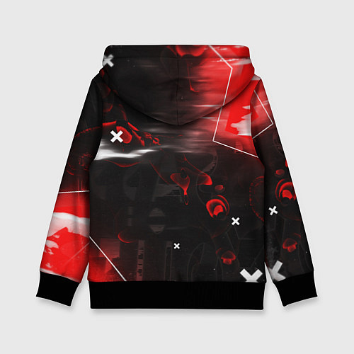 Детская толстовка Doom - неоновый / 3D-Черный – фото 2