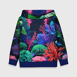 Детская толстовка Подводный мир с кораллами