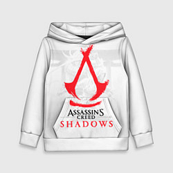 Толстовка-худи детская Assassins Creed Shadows - samurai, цвет: 3D-белый