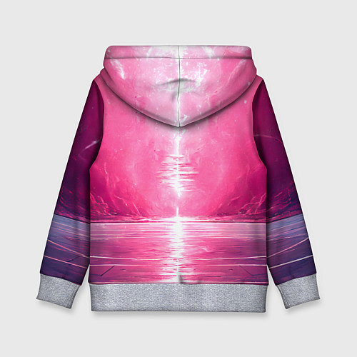Детская толстовка Голден Стэйт Уорриорз в розовом / 3D-Меланж – фото 2