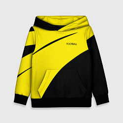 Детская толстовка Football жёлто-чёрный двуцветный