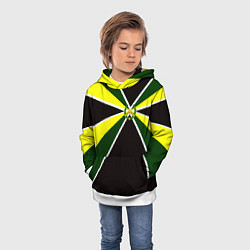 Толстовка-худи детская Мотострелковые войска: лавры, цвет: 3D-белый — фото 2