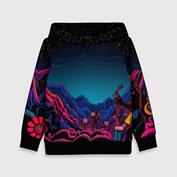 Детская толстовка Psychedelic music art