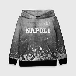 Толстовка-худи детская Napoli - grey gradient посередине, цвет: 3D-черный