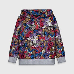 Детская толстовка Музыкальный коллаж