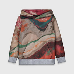 Детская толстовка Абстракция из бумаги и краски