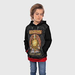 Толстовка-худи детская Боевая Русь русский богатырь, цвет: 3D-красный — фото 2