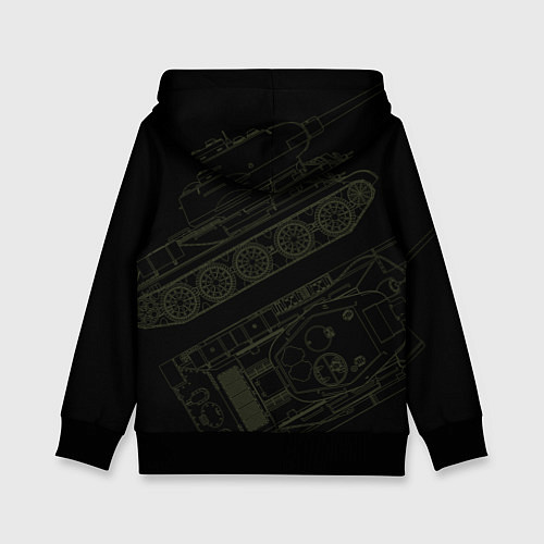 Детская толстовка Бронетехника СССР на Июнь 1941 / 3D-Черный – фото 2