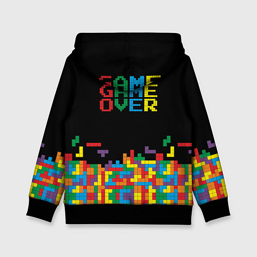 Детская толстовка Game over / 3D-Черный – фото 2