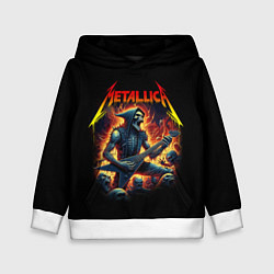Толстовка-худи детская Metallica - James Alan Hatfield, цвет: 3D-белый