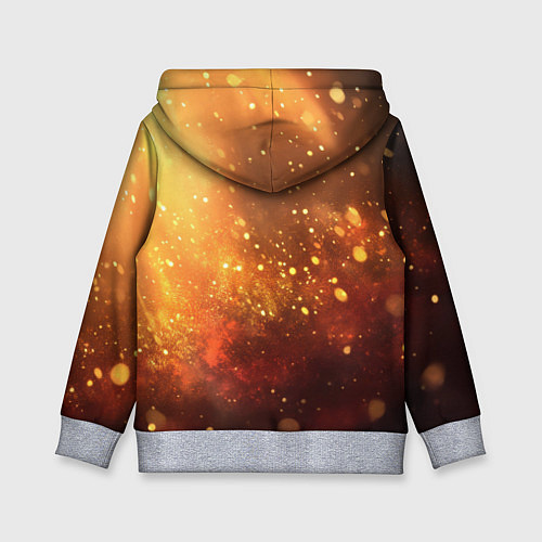Детская толстовка Золотая блестящая текстура / 3D-Меланж – фото 2
